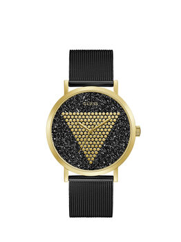 Gold And Black Mesh Watch