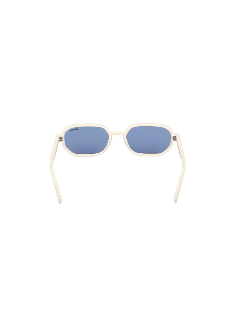 Geometric full rim sunglasses