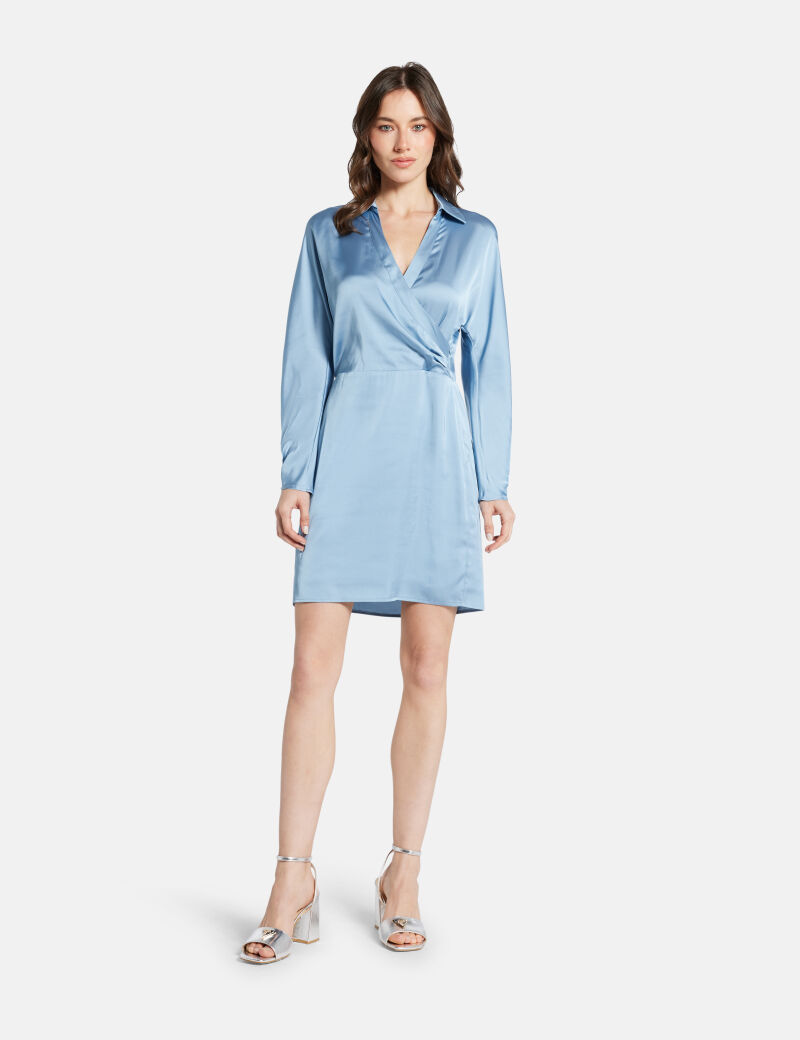 Wrap up mini dress