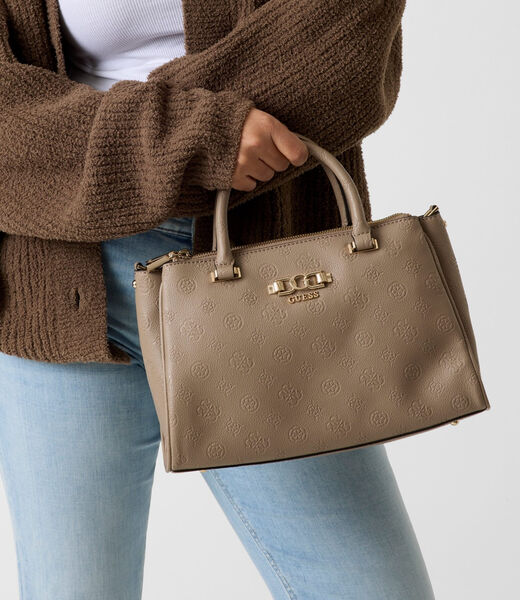 Anise Triple Zip Satchel Bag