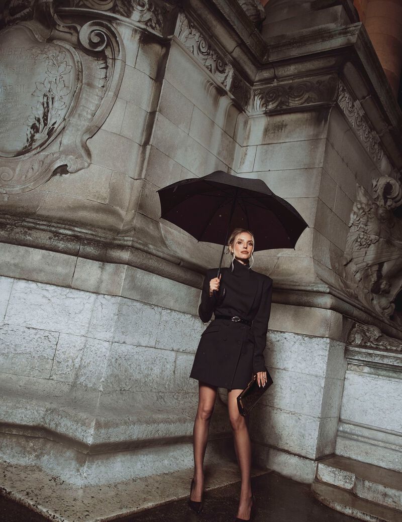 جيس leonie double breast blazer dress