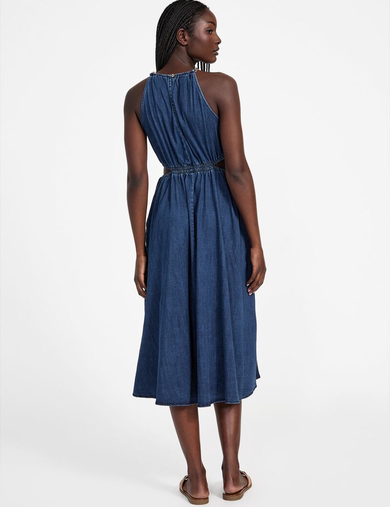 Isabel chambray maxi dress