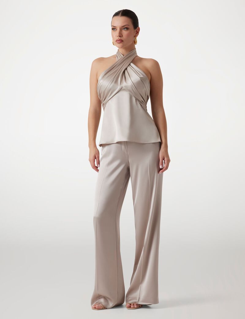 Marciano halter-neck top