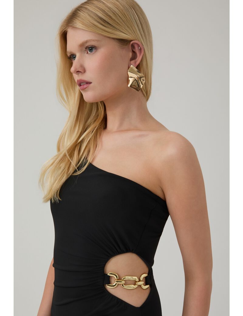 جيس one shoulder jazlyn dress