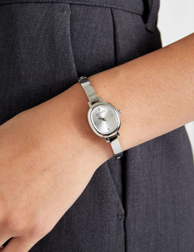 جيس ladies silver tone analog watch