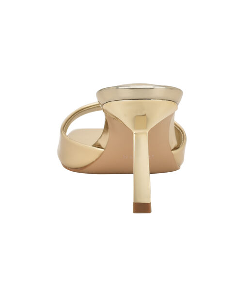 Carisse Pointed Open Toe Heeled Mule Sandal