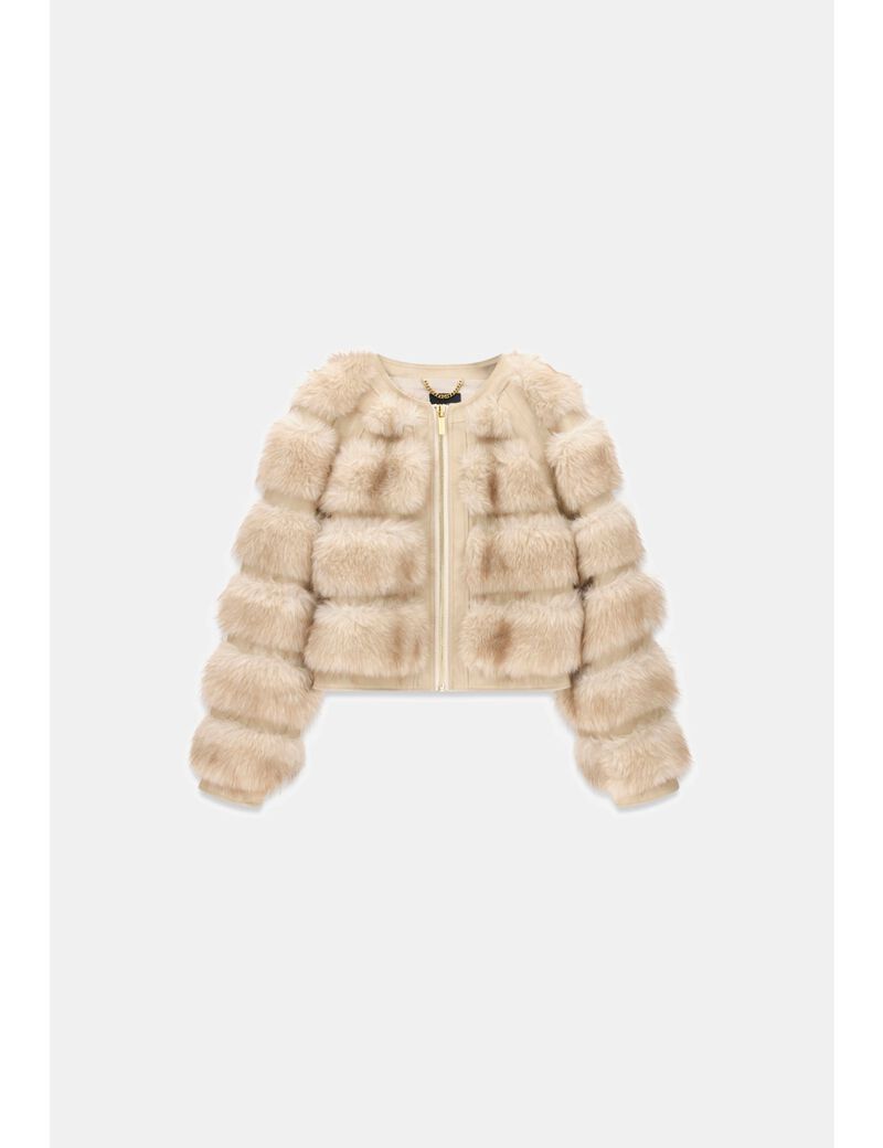 جيس marciano faux fur
