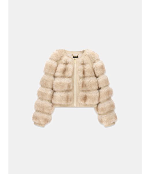جيس marciano faux fur