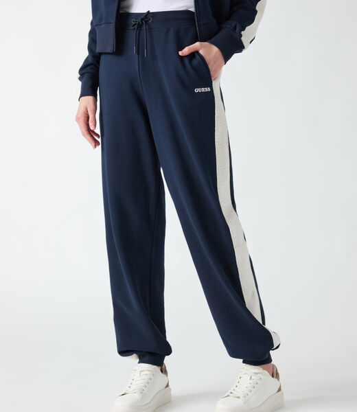 Crocheted-band joggers