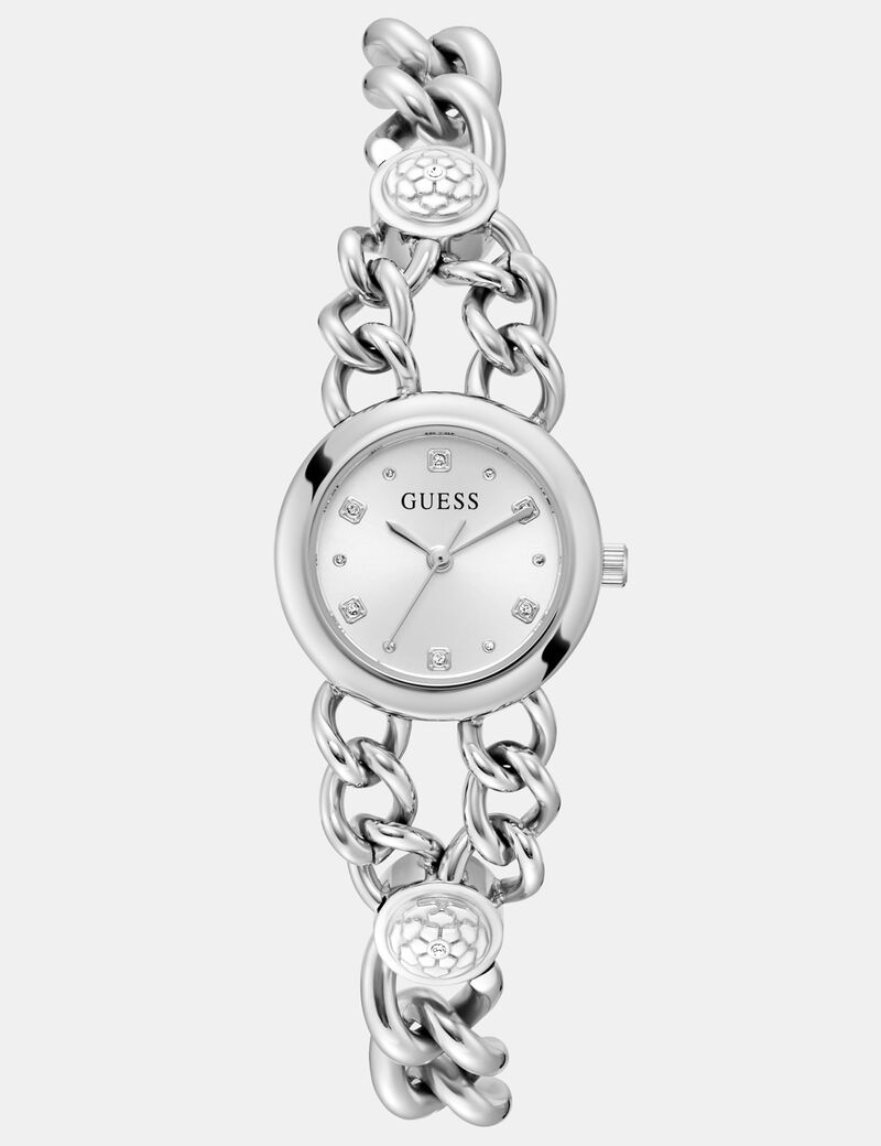 Ladies Silver Tone Analog Watch