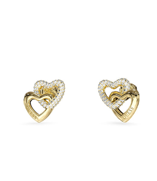 15mm heart links studs