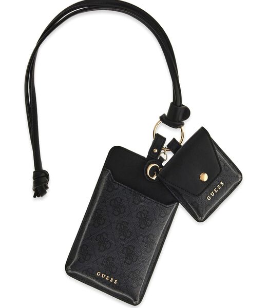 PHONE HOLDER WTH EARPHON POUCH