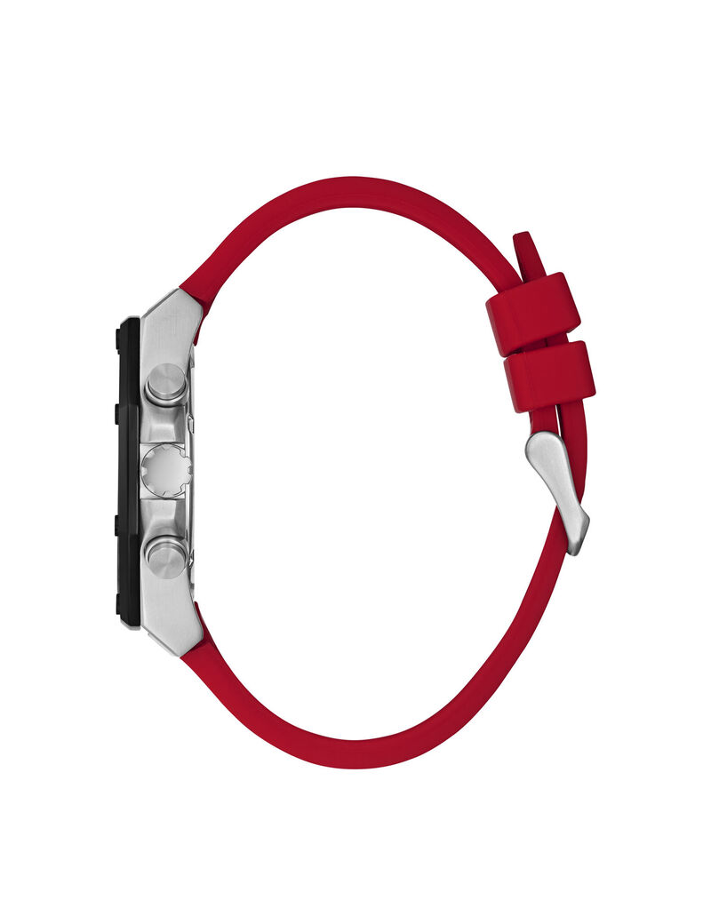 Black And Red Multifunction Watch