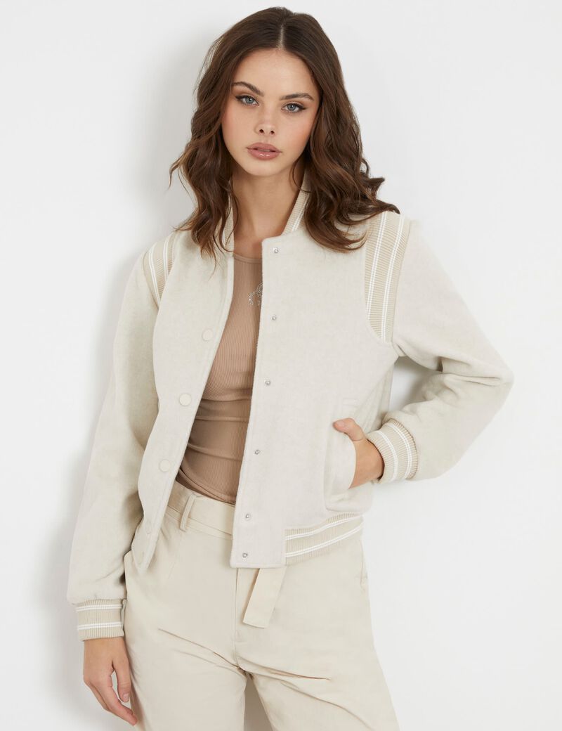 Back Logo Bomber Jacket