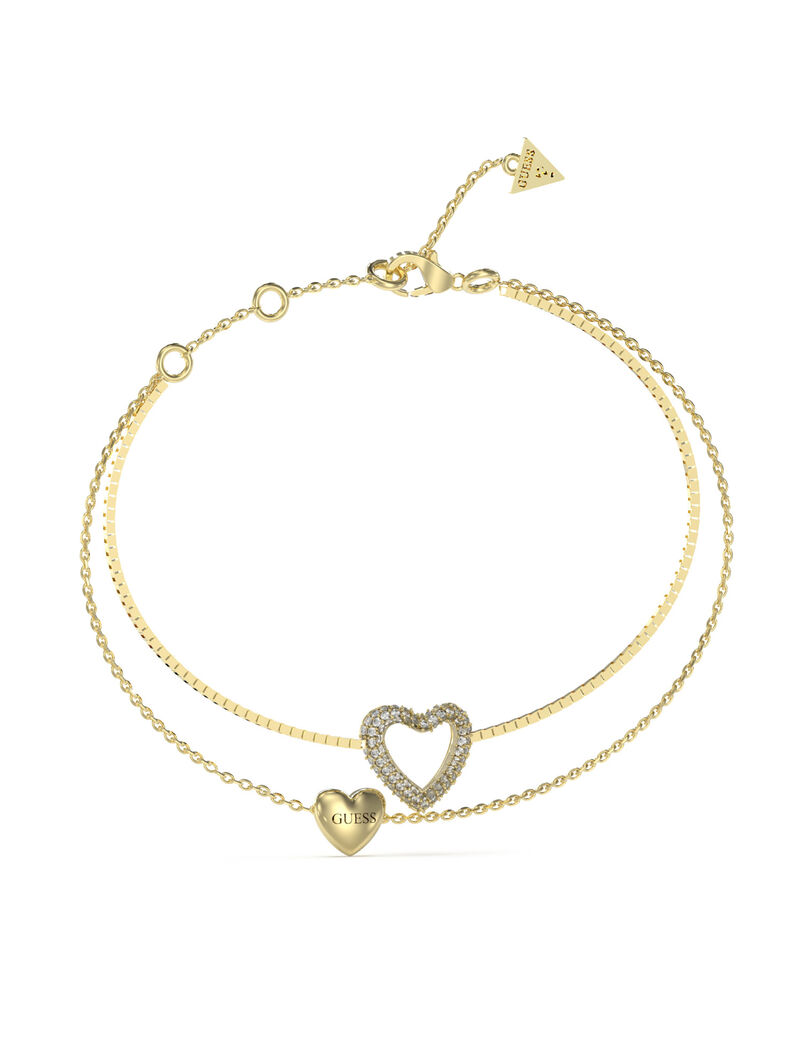 13mm Two heart double bracelets