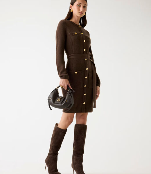 Marciano cashmere-blend mini dress