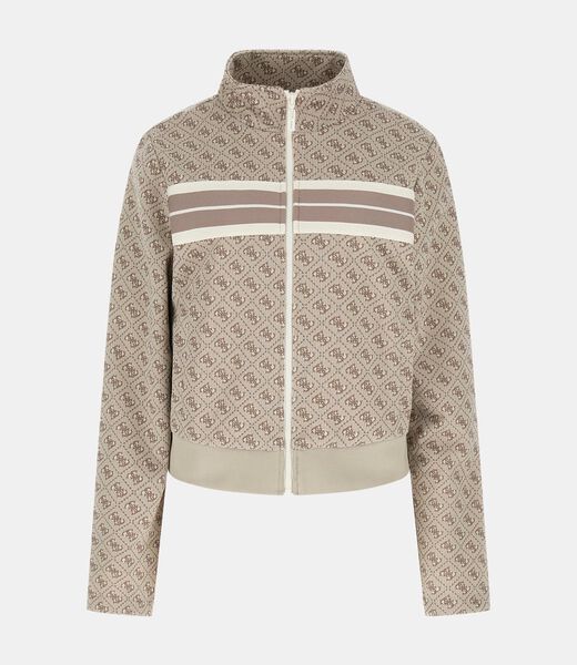 4G JACQUARD FULL ZIP SWEATSHIR
