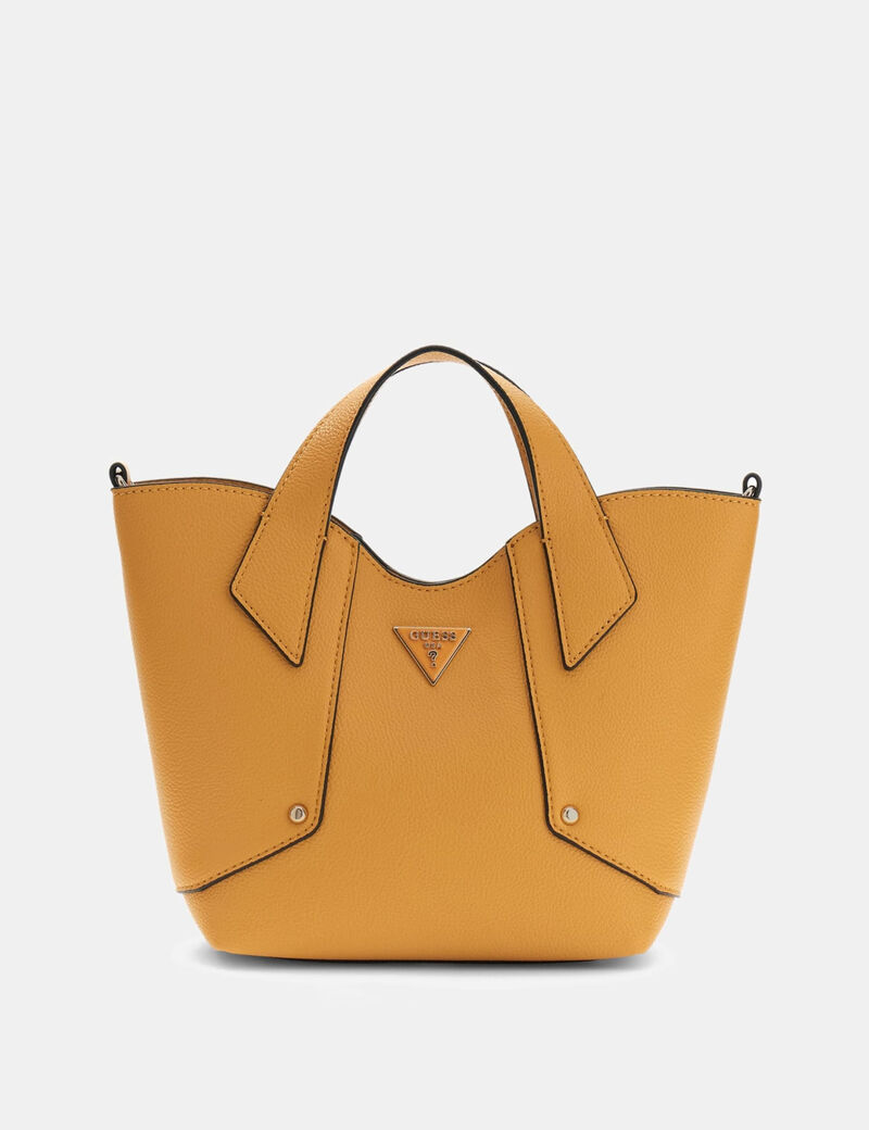 guess darcy logo mini handbag