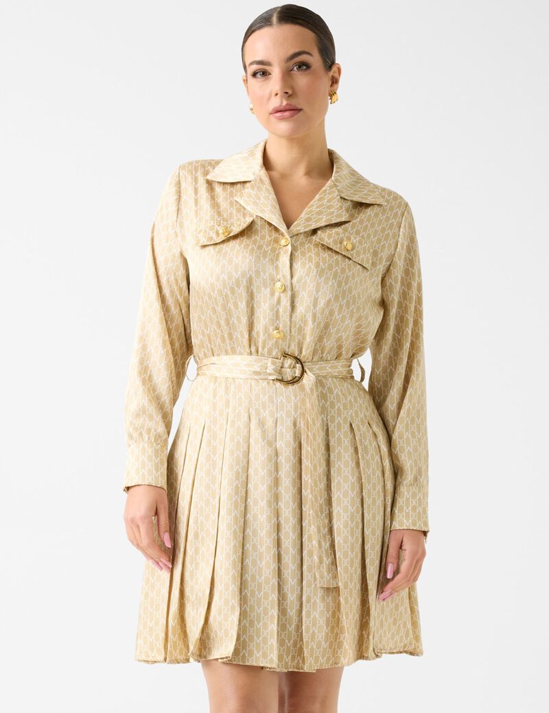 Marciano pleated mini dress