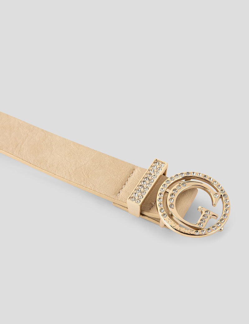 guess strass buckle belt
