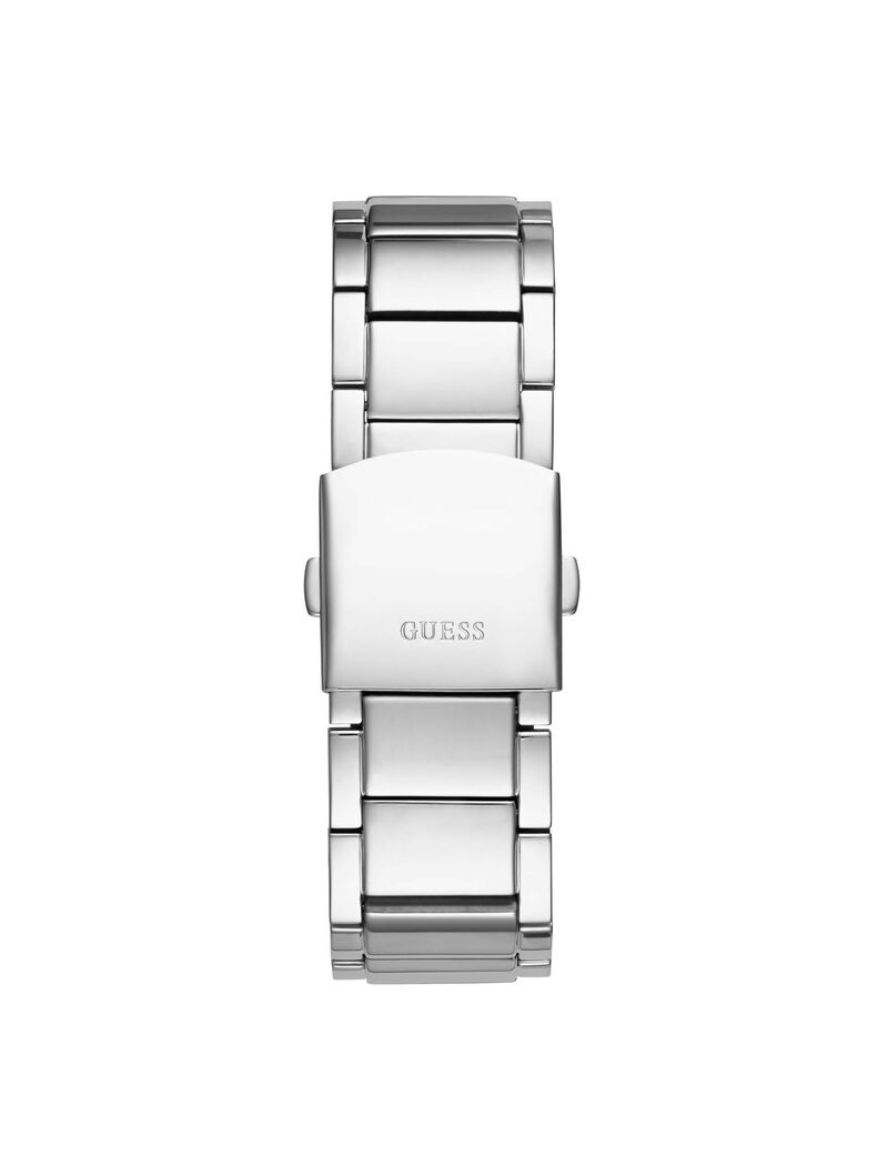 Black And Silver Multifunction Watch