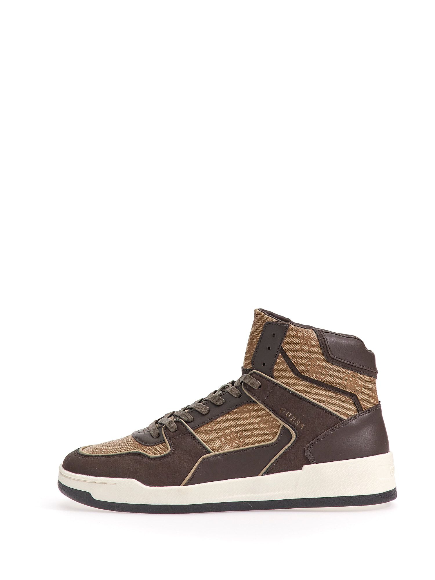 Shop GUESS Online Logo High Top Sneakers