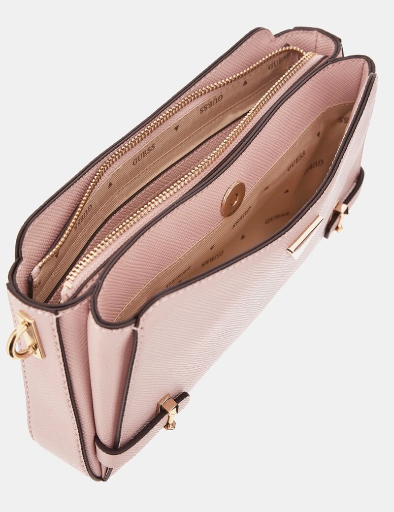 Rosalba Saffiano Mini Crossbody Bag