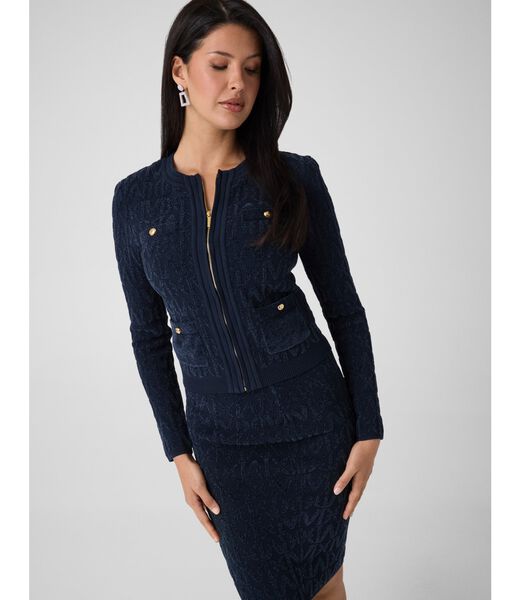 جيس marciano zipped cardigan