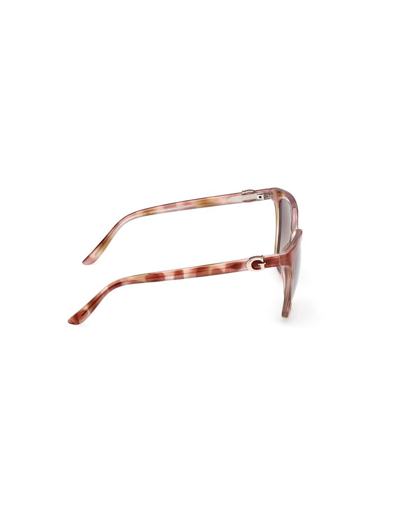 Square gradient brown smoke sunglasses