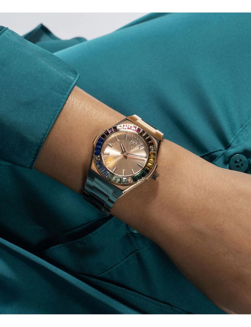 guess lw idol lady rg cs rg dl 34mm qtz rg ss brct fw23