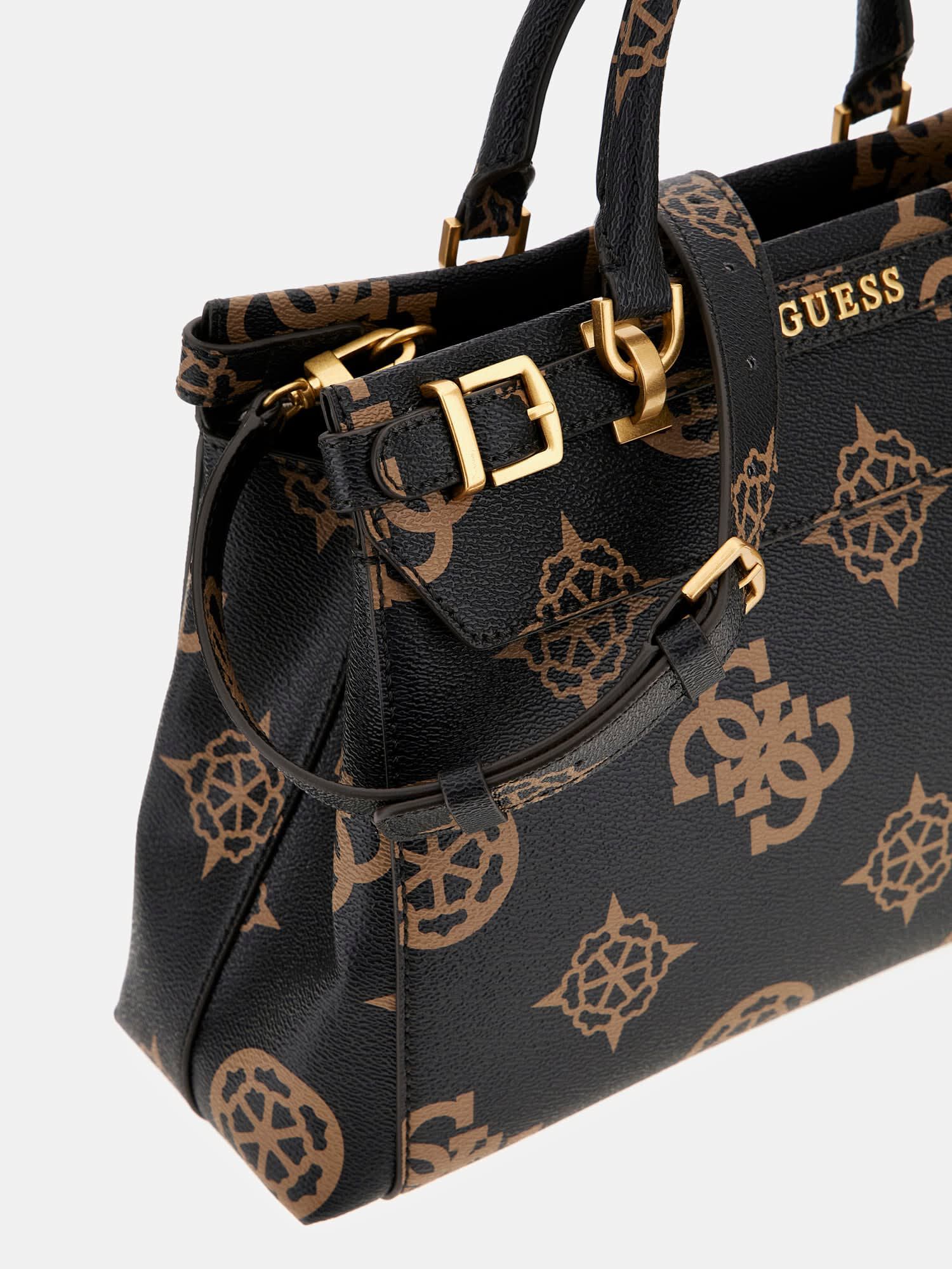 Guess brown logo bag online