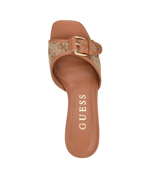 Dista Mid Heel Open Toe with Buckle Sandals 