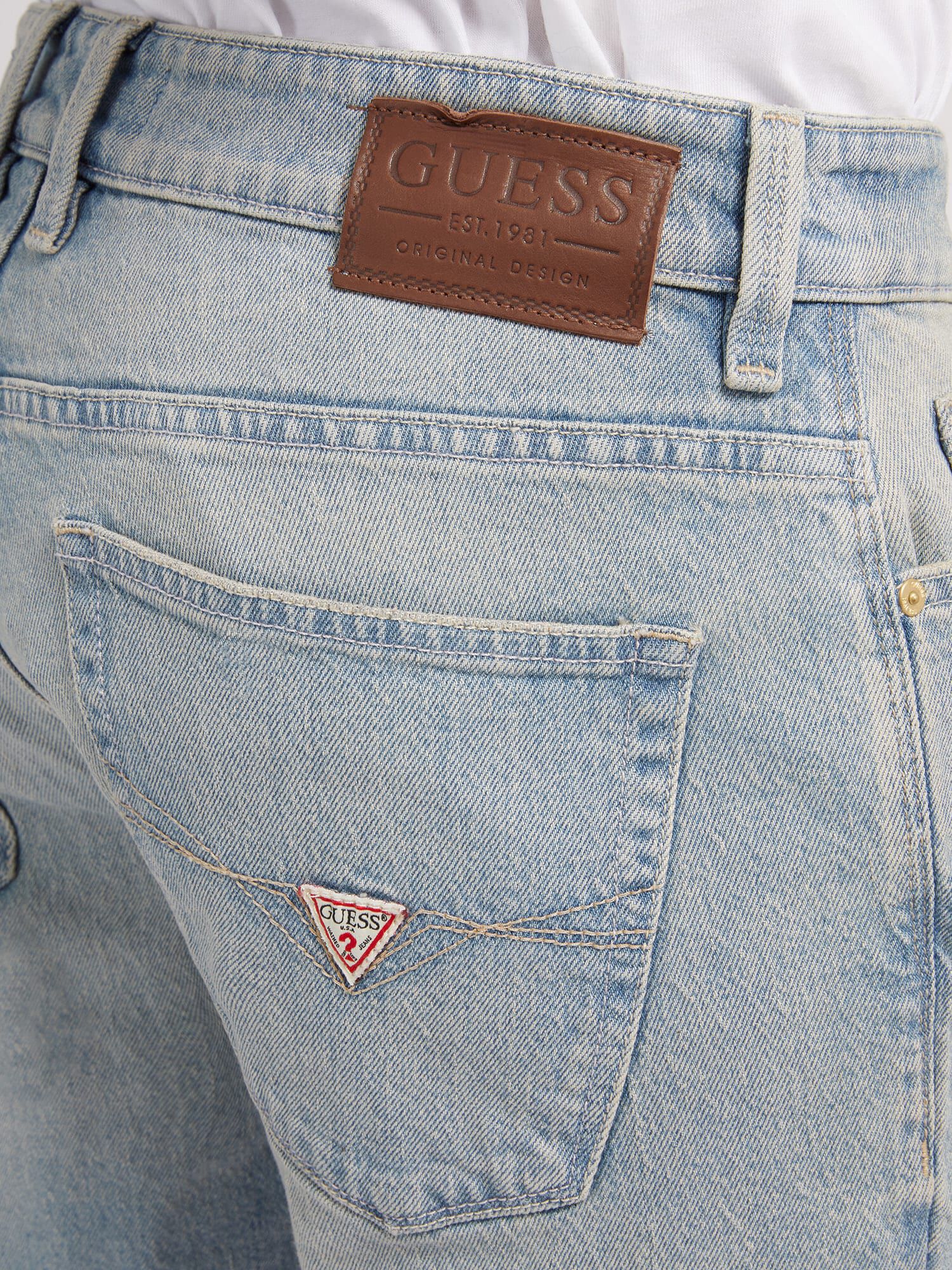 Shop GUESS Online Slim Fit Denim Shorts