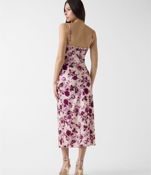 Satin midi dress