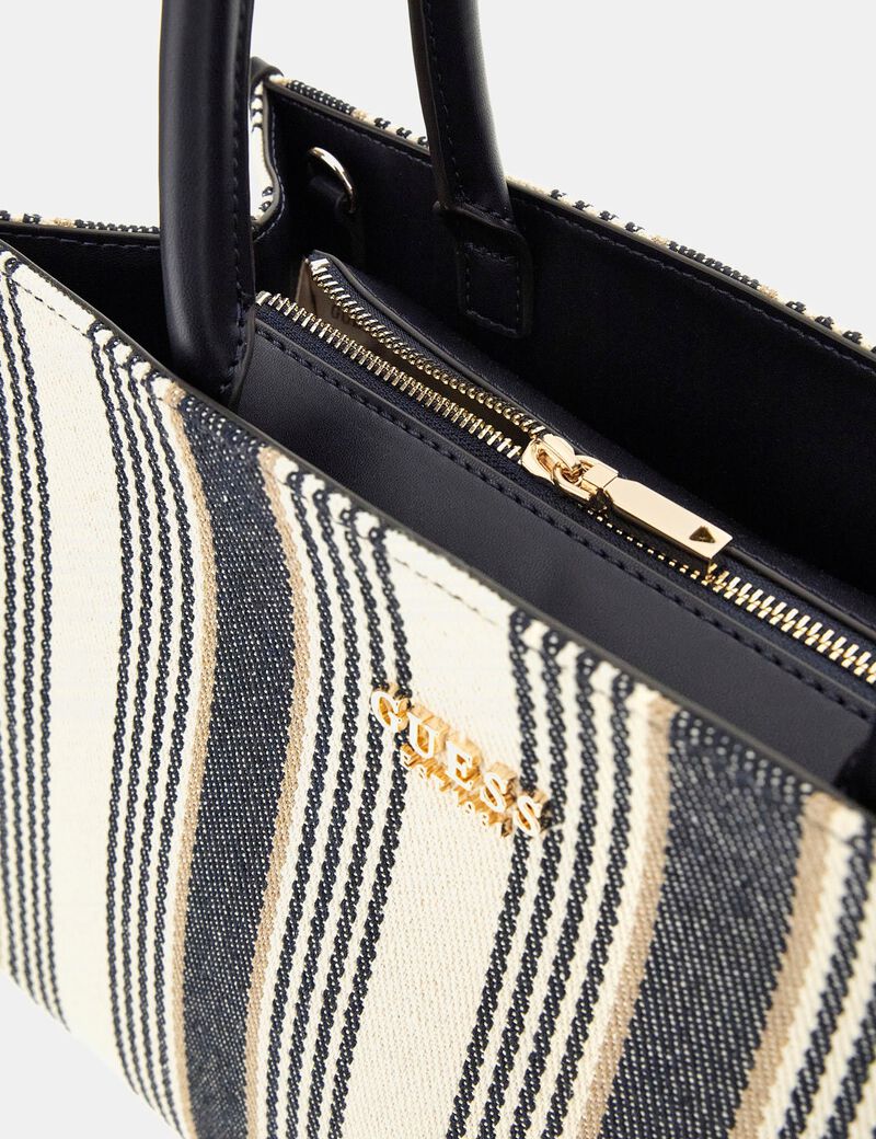 Nicolette Stripe Handbag
