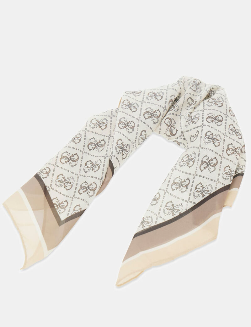 Printed logo foulard