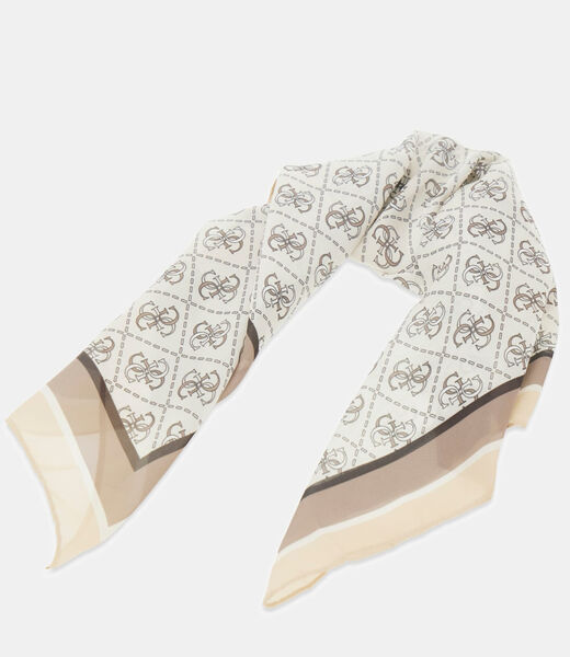 Printed logo foulard