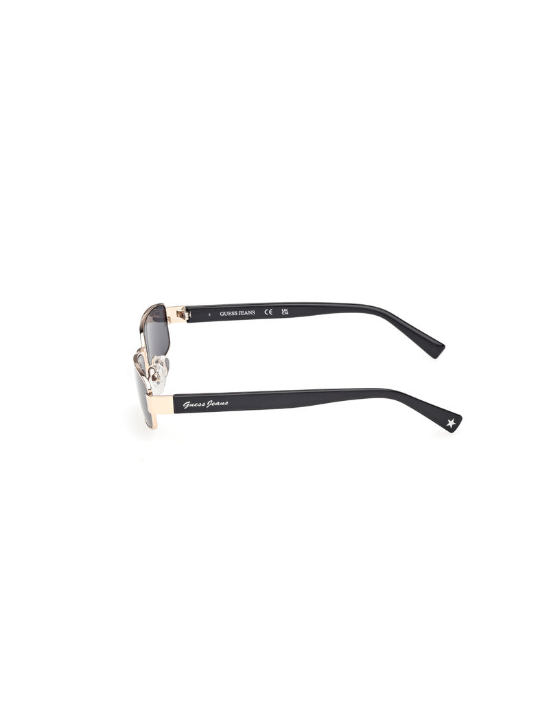 guess rectangle metal sunglasses