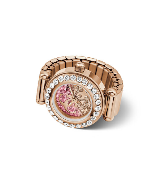 Ladies Rose Gold Tone Round Analog Watch
