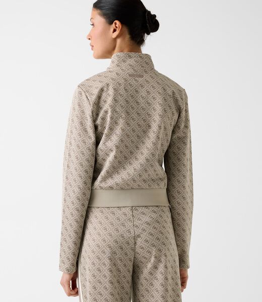 4G JACQUARD FULL ZIP SWEATSHIR