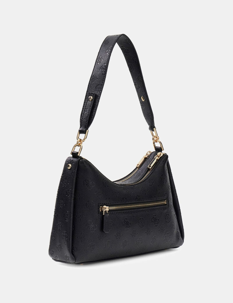 guess anise double zip shoulder bag