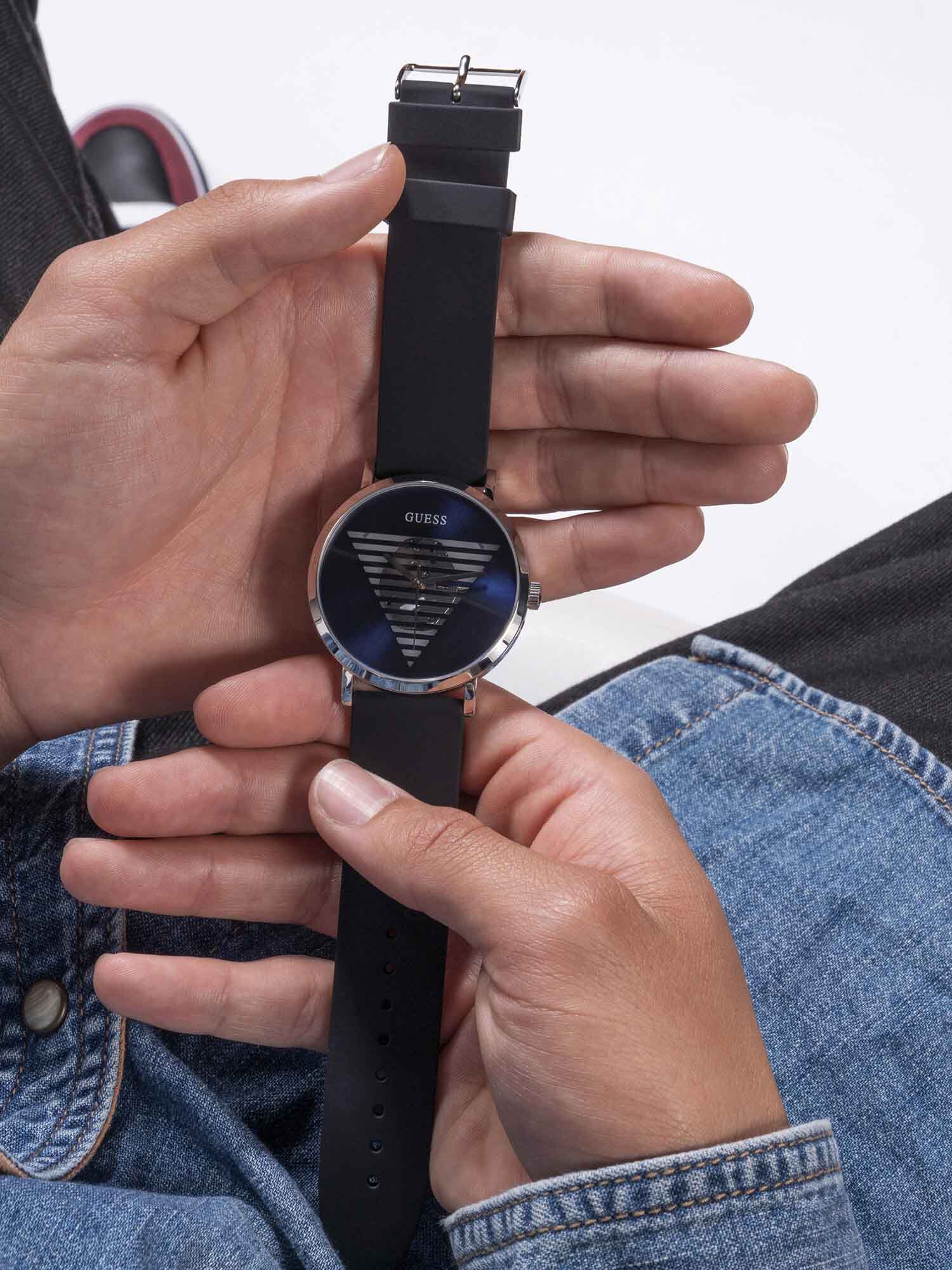 Shop GUESS Online Cut Through Logo Watch