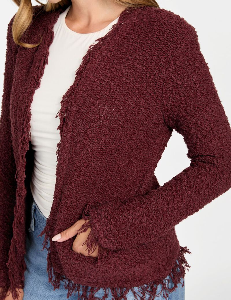 Knitted sweater jacket