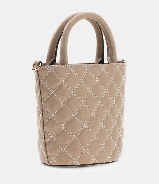 Giully Quilted Mini Bucket Bag