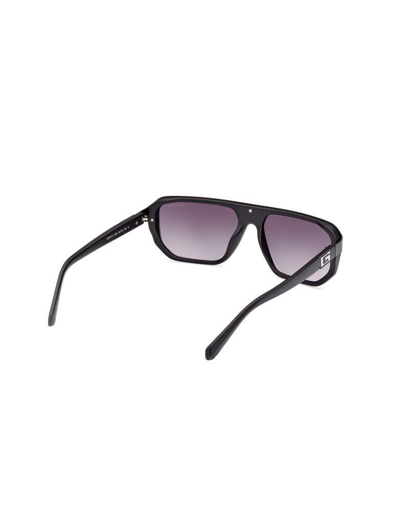 Injected Sun Glasses M Matte Black Gradient Smoke