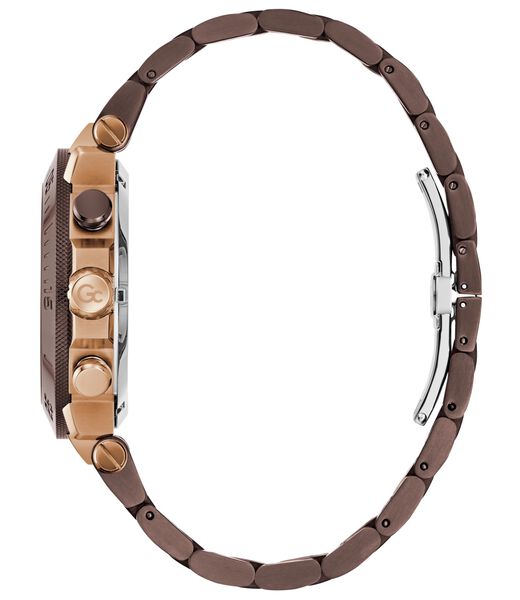 Gc Sportchic Men S Sm927 Mvmt Beige Dail 10 Amt Brown Stainless Steel Brct