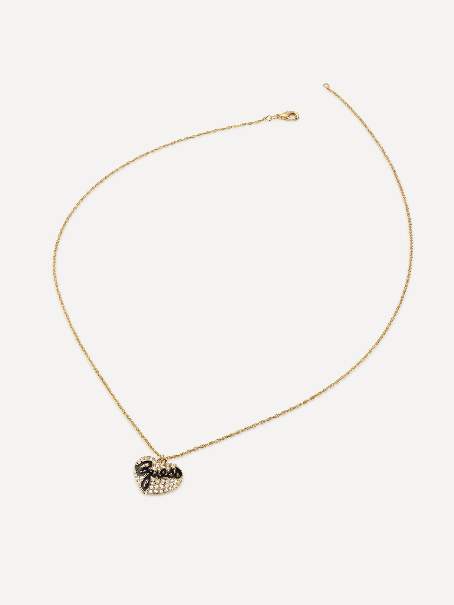 Guess gold heart necklace on sale