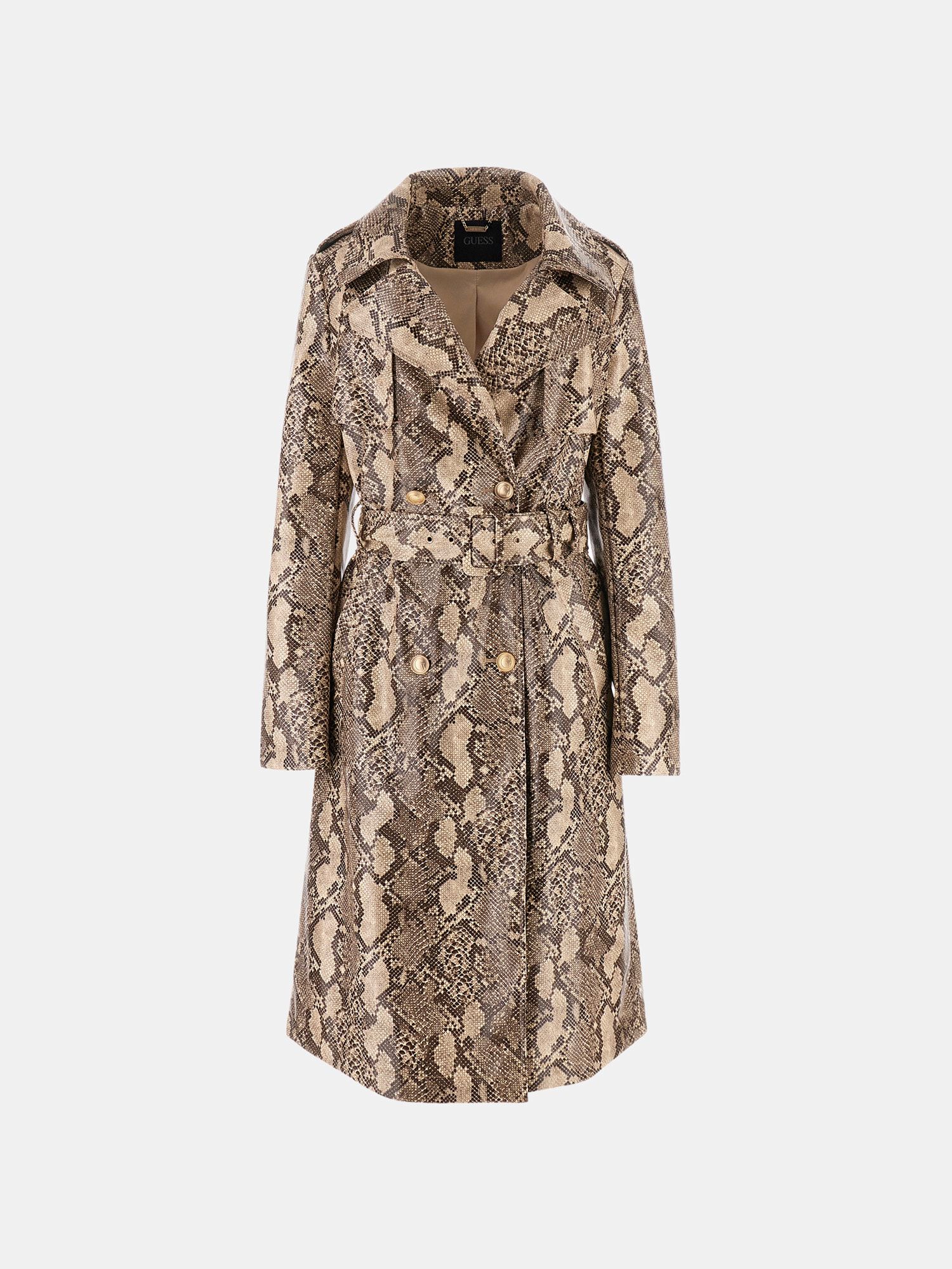Guess animal print coat outlet