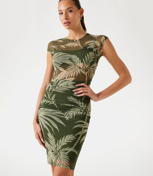 فستان قصير شبكي ضيق