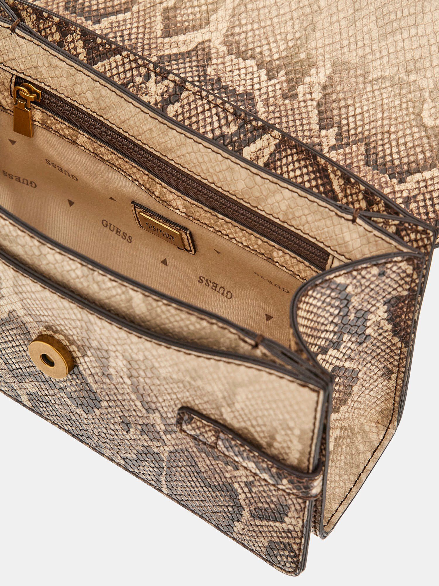Guess python handbag clearance
